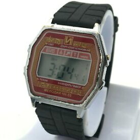 【送料無料】　腕時計　クロノグラフアラームビンテージデジタルelektronika integral chn55 signal chronograph alarm vintage digital wristwatch