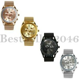 【送料無料】　腕時計　ビジネスクオーツアナログステンレスmens business date quartz analog watches stainless steel luxury wrist watch