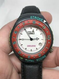 【送料無料】　腕時計　グラファイトツインリングゴルフスコアpro kennex graphite twin ring golf scorekeeping watch