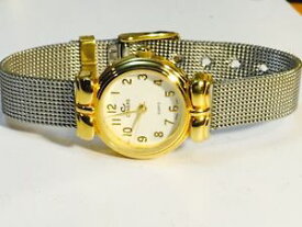 【送料無料】　腕時計　ヴィンテージcenere quartz wrist watch twoメッシュ5068vintage ladies cenere quartz wrist watch two tone mesh bracelet5068