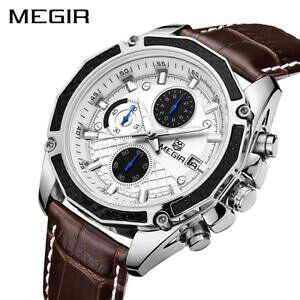 yz@rv@megirNI[cNmOtNX}Xmegir genuine leather watches quartz men fashion chronograph xmas gifts for him