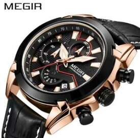 【送料無料】　腕時計　スポーツウオッチトップブランドレザーアーミークォーツmegir military sport watch men top brand luxury leather army quartz watches