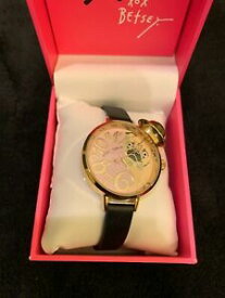 【送料無料】　腕時計　ドルジョンソンnib 69 betsey johnson pug life puppy dog watch wearing a hat bj0068702bx