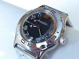�y���������z�@�r���v�@���H�X�g�[�N���V�A�}�j���A���_�C�o�[vostok amphibian russian military man watch auto diver 200 m amphibia 100474