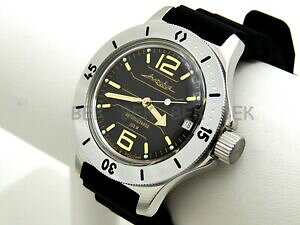 �y���������z�@�r���v�@���H�X�g�[�N���V�A�}�j���A���_�C�o�[vostok amphibian russian military man watch auto diver 200 m amphibia 120697