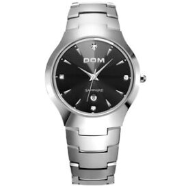 【送料無料】　腕時計　メンズタングステンアナログウォッチクオーツカレンダーmens tungsten steel watch luxury analog quartz wrist watch date calendar silver