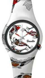 【送料無料】　腕時計　シリコーンブレスレットカープdoodle watch for sie amp; him 39mm silicone bracelet koi karp only 001