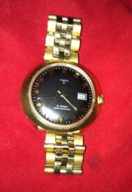 【送料無料】　腕時計　ヴィンテージメンズvintage 1960s 1970s timex 21 jewels mens wristwatch water resistant works great