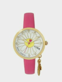【送料無料】　腕時計　ベッツィージョンソンbj0065609bxヒーヒナギクピンクチャームウォッチbetsey johnson bj0065609bx he loves me daisy pink strap dangle charm watch
