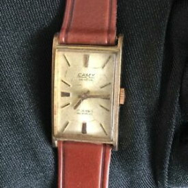 【送料無料】　腕時計　camyジェネファマニュアルヴィンテージ20mmcamy geneva manual winding winding vintage watch running watch 20 mm