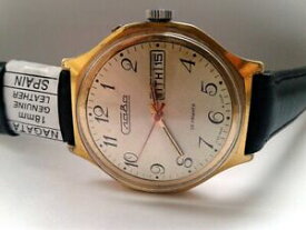 【送料無料】　腕時計　ビンテージソソビエトロシアスラスラvintage ussr soviet slava watch russian slava rare 26 jewels gold plated au10