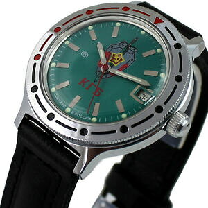 �y���������z�@�r���v�@���H�X�g�[�N�����Y���V�A�E�H�b�`vostok mens military automatic wristwatch russia watch kgb 921945