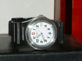【送料無料】　腕時計　ビクトリノックススイスクオーツアナログpreowned men’s victorinox swiss army date silver tone quartz analog watch