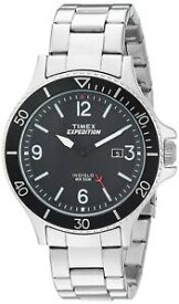【送料無料】　腕時計　レンジャーブレスレットtimex tw4b10900, expedition ranger silvertone bracelet watch, indiglo, date
