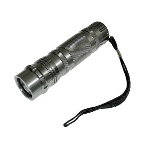 ピーク波長 480nm : 青色LED + フィルター , 光の強さ 2mW / cm2 (10cm) 1W-LED搭載 使用電池単4電池×3本使用 LEDハンディライト：HLK-3AAA-1W-BLUEGREEN-480NM　【国内修理対応品】【国内発送】