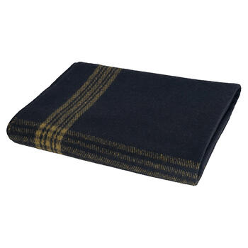 WOOL BLANKET 即納品 完売 ROTHCO ロスコ 1081 Navy With Blanket ブランケット Gold 【SALE】 Stripe Wool サイズ：約157.5cm×約177.8cm タオル