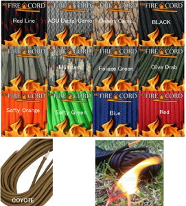 �y�l�R�|�X�֑Ή��z �y1m �J�b�g���� �zLIVEFIRE Fire cord ���C�u�t�@�C�� 550 �t�@�C���[�R�[�h �p���R�[�h �ً}�� �T�o�C�o�� �h�ЃO�b�Y �΂�����