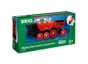 BRIO WORLD マイティーアクション機関車 33592