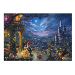 e[(Tenyo) y{z 1000s[X WO\[pY fBYj[ g[}XELP[h Ɩb Beauty and the Beast Dancing in the Moonlight (51x73.5cm) D-1000-069 LoX XyVA[gRN