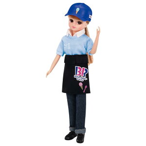 タカラトミー(TAKARA TOMY) リカちゃん ドレス ようこそ! サーティワン アイスクリームショップ てんいんさんドレス 着せ替え おままごと おもちゃ 3歳以上