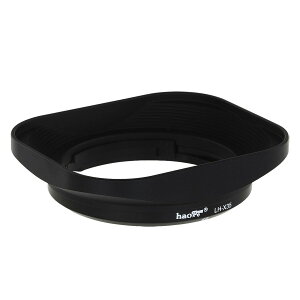 Haoge LH-X35 �o���l�b�g���^���X�N�G�A�����Y�t�[�h�V�F�[�h for �x�m�t�C���� Fujifilm Fuji Fujinon XF 35mm F2 R WR XF35mmF2 , XF 23mm f2 R WR XF23mmF2 , XC 35mm F2 XC35mmF2 �����Y �����p LH-XF35-2