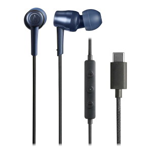 �I�[�f�B�I�e�N�j�J ATH-CKD30C BL �C���z�� �L�� �^�C�vC USB Type-C �P�[�u����1.2m ���^ �y�� �}�C�N�t�����R�� �x���Ȃ� �ʘb DAC���� �e�����[�N ��c �Q�[�� �u���[