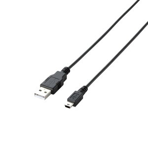 �G���R�� RoHS�w�ߏ��������z���p�b�P�[�W �G�RUSB�P�[�u�� USB2.0 A-miniB�^�C�v 3m �u���b�N U2C-JM30BK