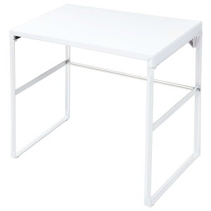 リヒトラブ パソコン台 モニター台 机上台 白 幅39×奥行25×高さ33.5cm トール 耐荷重15kg A7335-0