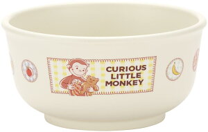 スケーター(Skater) ベビー食器 茶碗 子供用 5ヵ月頃~ 抗菌 プラスチック製 230ml おさるのジョージ XP23AG-A