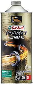 Castrol(JXg[) GWIC POWER1 ULTIMATE 4T 5W-40 MA2 1L ֎4TCNGWp S