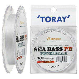 ����(TORAY) �V�[�o�XPE �p���[�Q�[�� 150m 1�� 18lb �z���C�g