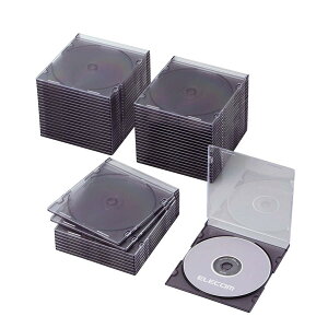 �G���R�� D V D CD�P�[�X �v���P�[�X �X���� 1�����[ 50���p�b�N �N���A�u���b�N CCD-JSC S50CBK
