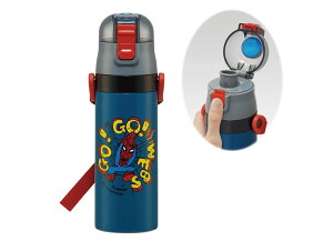 �X�P�[�^�[(Skater) ���� �q���p ������ 470ml �X�p �C�_�[�}�� �|�b�v�R�~�b�N�X �j�̎q �ۗ��p �X�e�����X �y�ʃ^�C�v waterbottle �X�|�[�c�{�g�� �L�b�Y ���ǂ� ���r SDC4-A