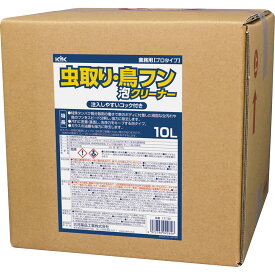 【古河薬品工業/KYK】特殊たんぱく質分散剤の働きで車のボディに付着した頑固な虫汚れ＆鳥の糞をスピード分解 虫取り剤 10L 【品番】 17-101