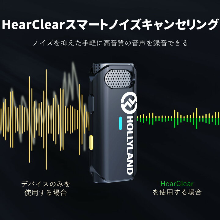 楽天市場】Hollyland Lark C1 iOS スマホ外付けマイク iphone 