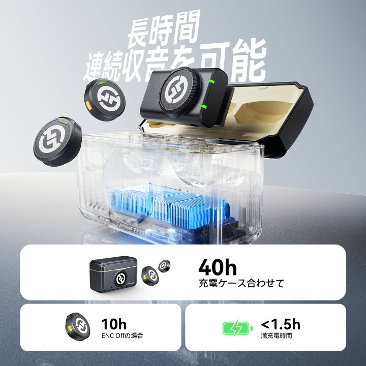 楽天市場】Hollyland Lark M2 ワイヤレスマイク iPhone 16 / iPhone 15  