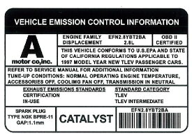 アメリカン雑貨 インテリア CALIFORNIA 雑貨 HID アイランドデザイン ステッカー VEHICLE EMISSION CONTROL メール便対応可 ハワイアン雑貨 雑貨 シール