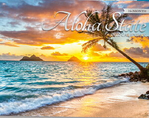 2022年 ハワイ フォトカレンダー(アロハ ステート)ハワイアン雑貨送料無料 アイランドヘリテイジ ハワイアン 雑貨 インテリア メール便対応 ハワイお土産