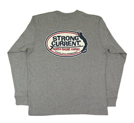 長袖 Tシャツ メンズ STRONG CURRENT ストロングカレント ハワイアン (メンズ/グレー) 234SC1LT061 サーフブランド 送料無料 ハワイアン雑貨 ハワイアン ハワイ