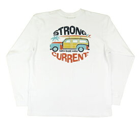 長袖 Tシャツ メンズ STRONG CURRENT ストロングカレント ハワイアン (メンズ/ホワイト) 234SC1LT065 サーフブランド 送料無料 ハワイアン雑貨 ハワイアン ハワイ