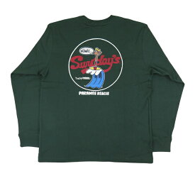 長袖 Tシャツ メンズ SURF DAY'S サーフデイズ ハワイアン (メンズ/グリーン) 234SF1LT051 サーフブランド 送料無料 ハワイアン雑貨 ハワイアン 雑貨 ハワイ