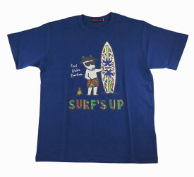 半袖 Tシャツ メンズ サーフズアップ SURF'S UP (メンズ/ネイビー)ハワイアン雑貨メール便対応可 サーフブランド ハワイアン 雑貨 ハワイ ハワイアン