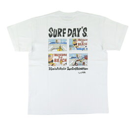 半袖 Tシャツ メンズ サーフデイズ SURF DAY'S 新作 (メンズ/ホワイト) サーフブランド ハワイアン雑貨 242SF1ST065 おしゃれ ハワイアン カジュアル