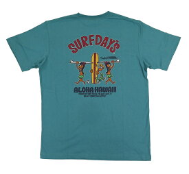 メンズ 半袖 Tシャツ サーフデイズ (メンズ/M.サックス) SURF DAY'S サーフブランド 送料無料 ハワイアン雑貨 232SF1ST015 ポップハワイアン 雑貨