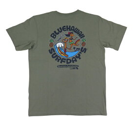 メンズ 半袖 Tシャツ サーフデイズ (メンズ/P.カーキ) SURF DAY'S サーフブランド 送料無料 ハワイアン雑貨 232SF1ST023 ポップハワイアン 雑貨