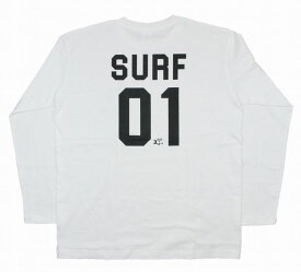 SALE ハワイアン雑貨 ハワイアン 雑貨 ハレイワ メンズ 長袖 Tシャツ(ホワイト) SURF 01 メール便対応可 ハワイアン雑貨 サーフブランド ハワイアン 雑貨 ハワイ ハワイアン