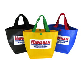 ハワイアン 雑貨 バッグ ハワイアン雑貨 HID ビーチ ミニ トートバッグ ランチバッグ (ブルー/ ブラック/ イエロー) ハワイアン雑貨 ハワイアン 雑貨 ハワイ お土産 ハワイアン バッグ