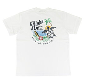 半袖 Tシャツ メンズ フララニ Hulalani Hawaii 新作 ハワイ ハワイアン サーフブランド (メンズ/ホワイト) ハワイアン雑貨 242HU1ST041 おしゃれ サーフ ハワイ