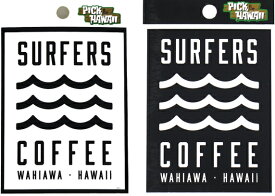 ハワイアン雑貨 ステッカー 雑貨 SURFERS COFFEE ハワイアン ハワイ サーファーズコーヒー シール