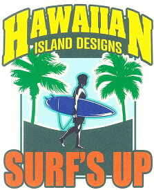 ハワイアン雑貨 インテリア ハワイアン 雑貨 HID アイランドデザイン ステッカー (SURF'S UP) メール便対応可 ハワイアン雑貨 ハワイ シール ハワイアン インテリア